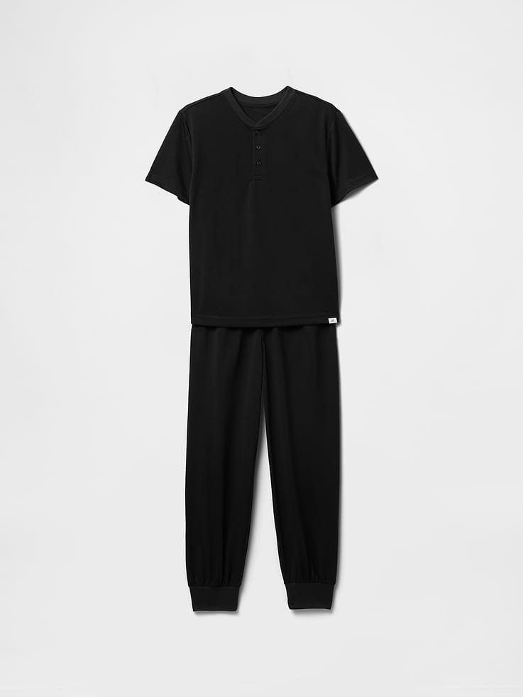 Image number 1 showing, Kids Recycled PJ Jogger Set