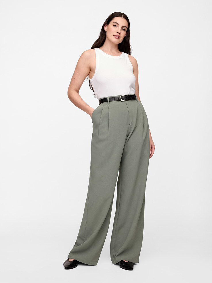Image 5 of 7, Easy Crepe Trousers