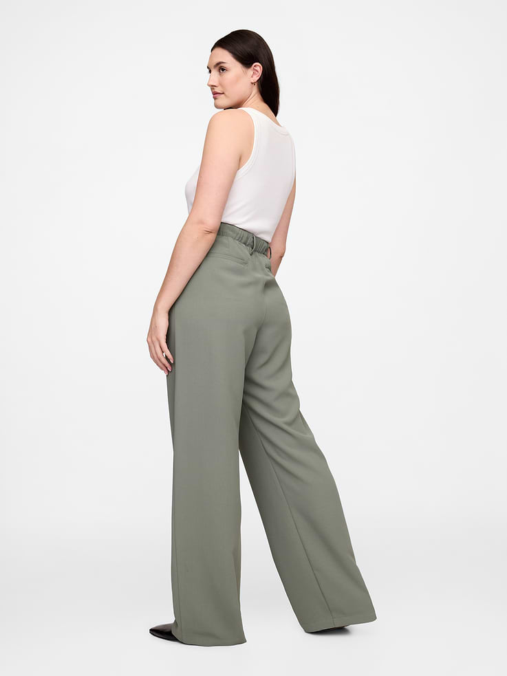 Image 6 of 7, Easy Crepe Trousers