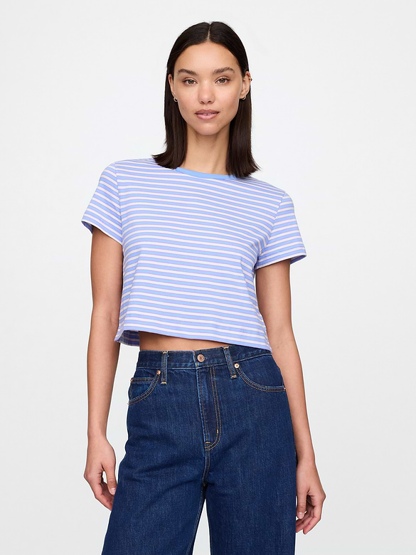 Organic Cotton VintageSoft Crop T-Shirt