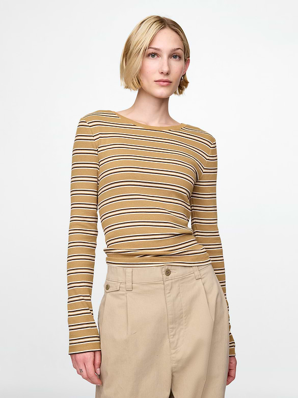 Modern Rib Crop T-Shirt