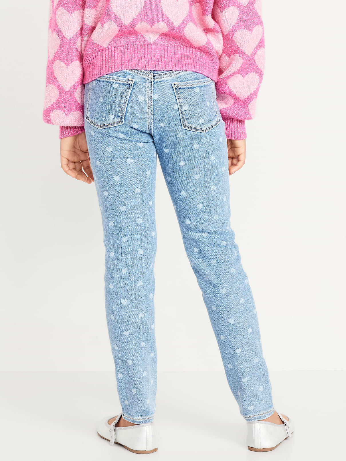 Image number 2 showing, High-Waisted Rockstar 360° Stretch Jeggings for Girls