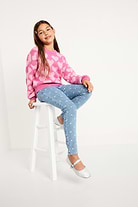 Image number 3 showing, High-Waisted Rockstar 360° Stretch Jeggings for Girls