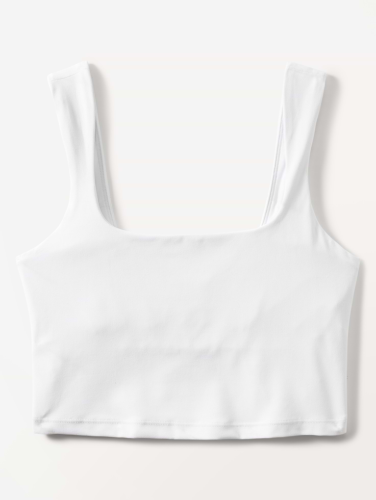 Image number 3 showing, Transcend Square Neck Crop Sports Bra A-C