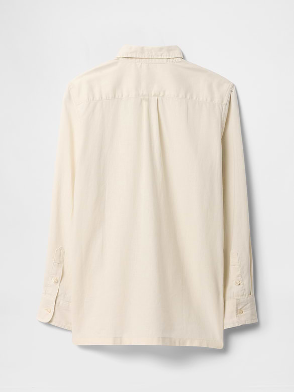 Kids Linen-Blend Shirt