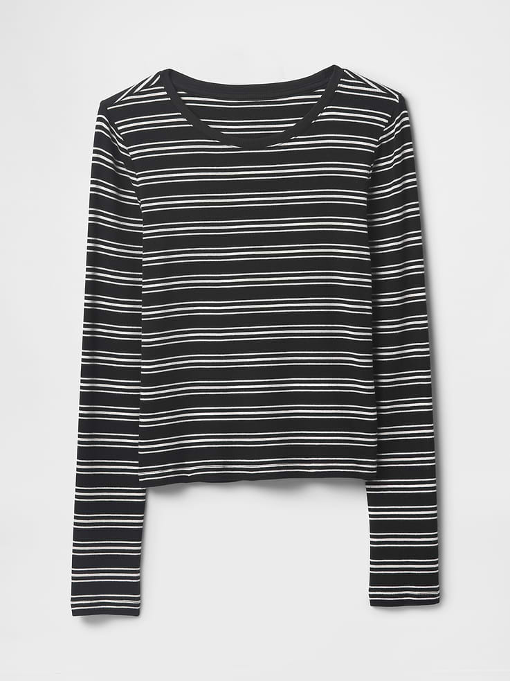 Image number 5 showing, Modern Rib Crop T-Shirt