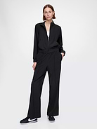 L'image numéro 1 présente Pantalon à ourlet fendu à taille haute GapFit Tech