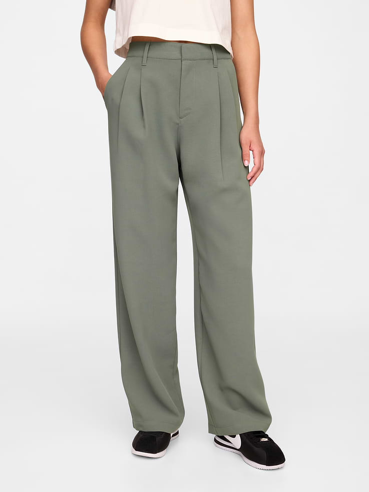 Image 2 of 7, Easy Crepe Trousers