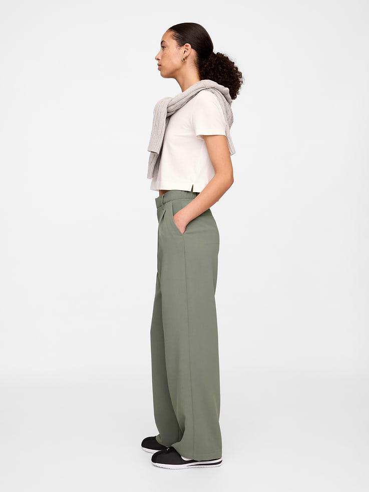 Image 3 of 7, Easy Crepe Trousers