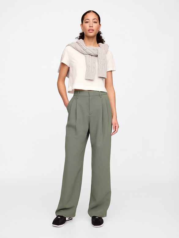 Easy Crepe Trousers