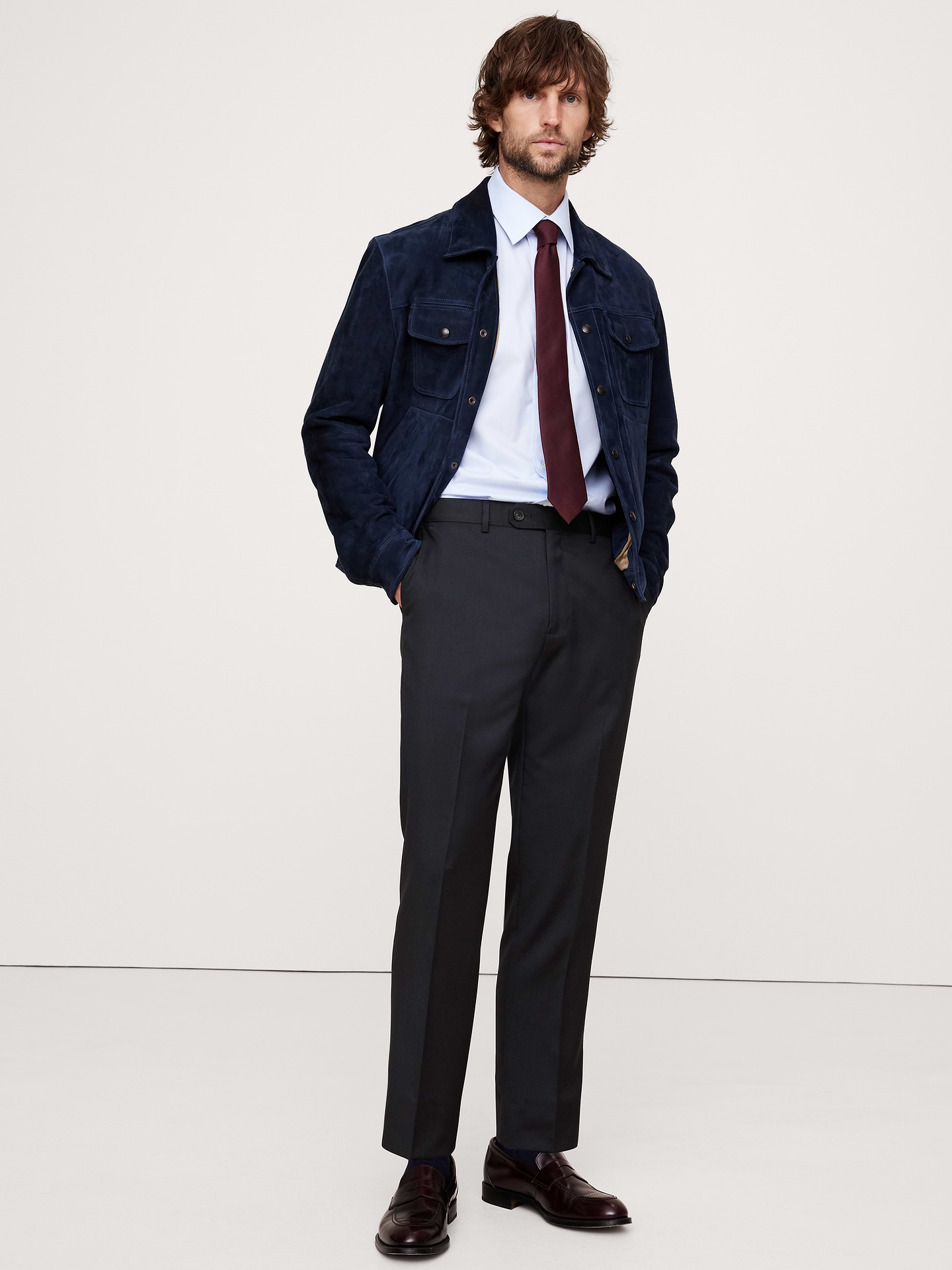 Image number 1 showing, Signature Italian Houndstooth Suit Pant