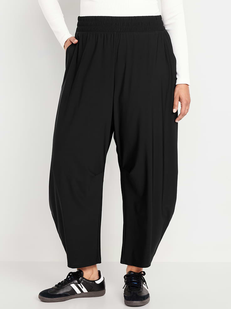 Image number 6 showing, High-Waisted SleekTech Barrel Ankle Pants