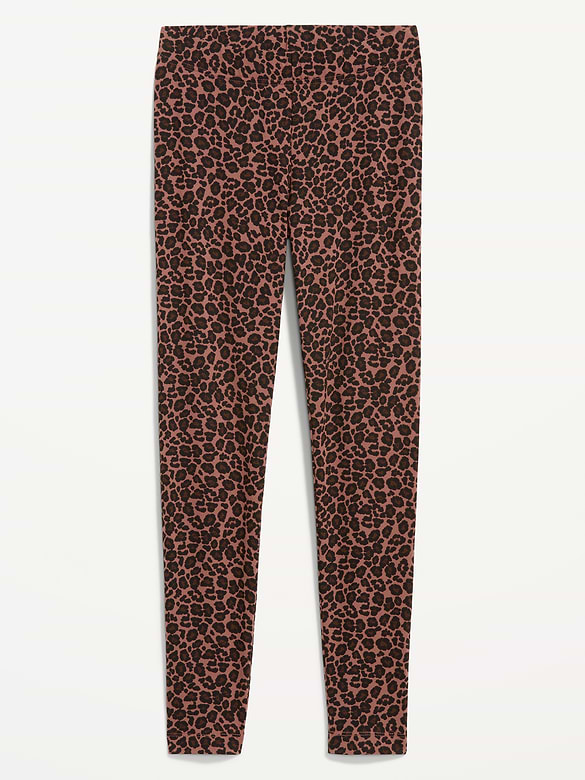 High-Waisted Jersey Fashion Layering Leggings