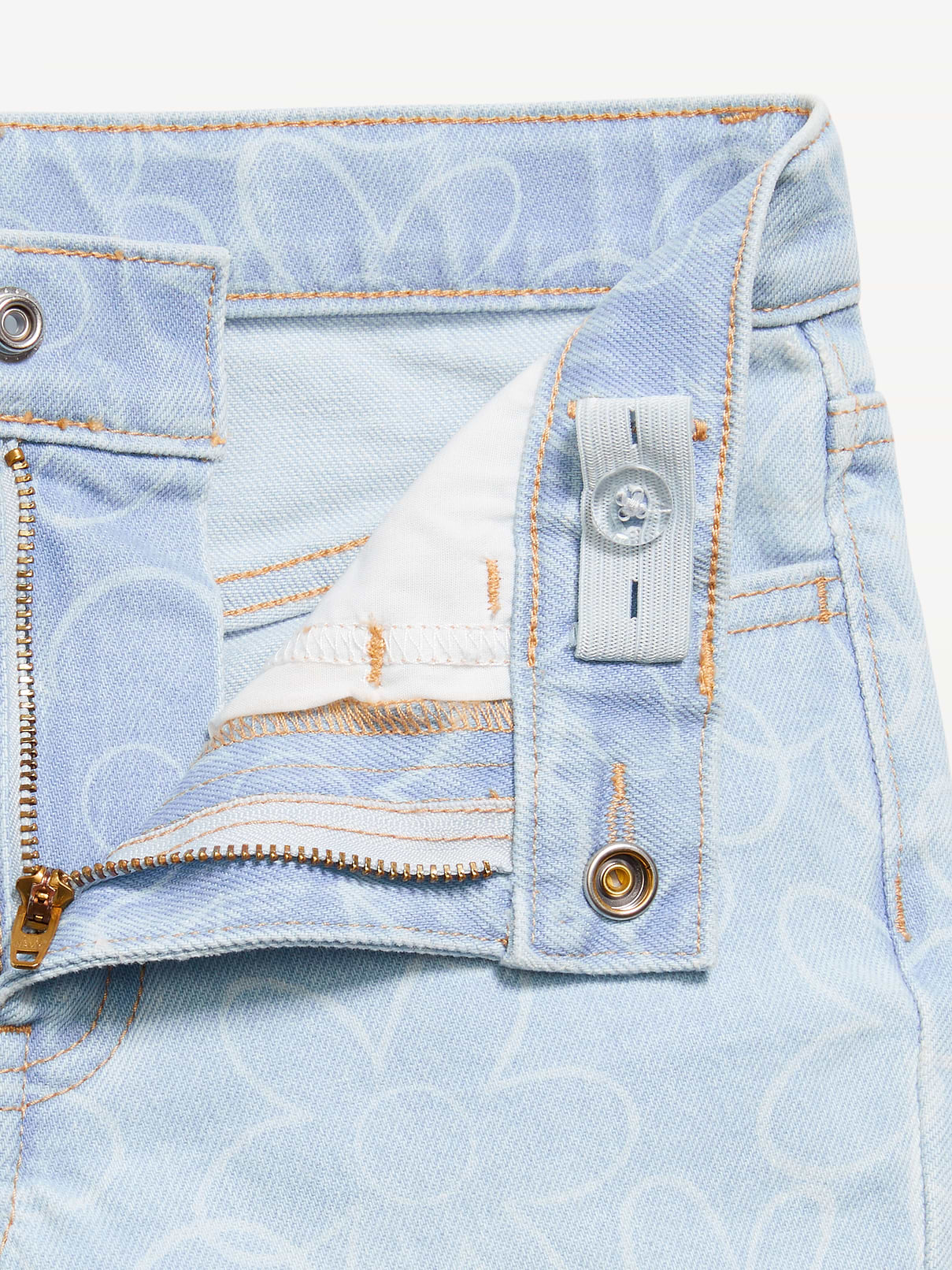 Image number 3 showing, Printed High-Waisted Flare-Leg Jeans for Girls