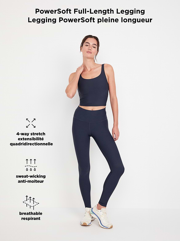 High-Waisted PowerSoft Full-Length Leggings