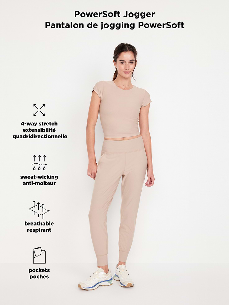 L'image numéro 10 présente Pantalon de jogging PowerSoft à taille haute