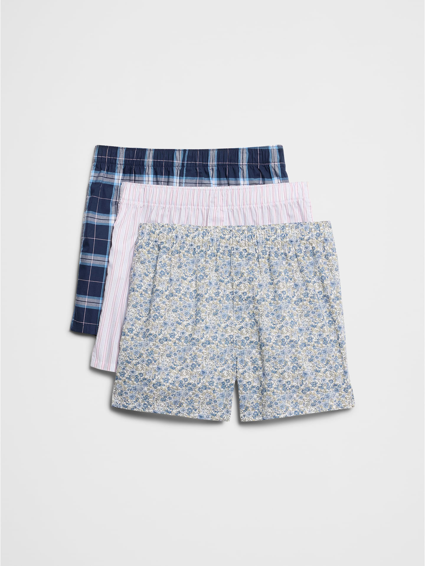 Image number 1 showing, Cotton Boxers (3 Pack)