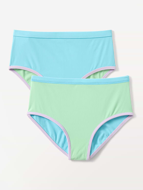 Athleta Girl Reverisble High Rise Rib Bottom
