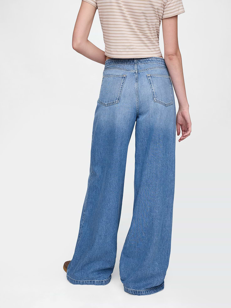 Image number 4 showing, Mid Rise UltraSoft Baggy Jeans