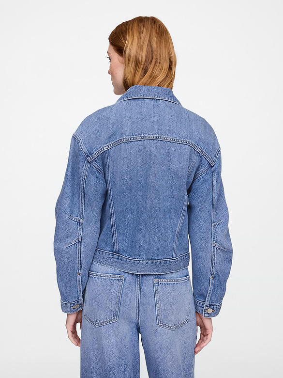 SuperSoft Barrel Sleeve Icon Denim Jacket
