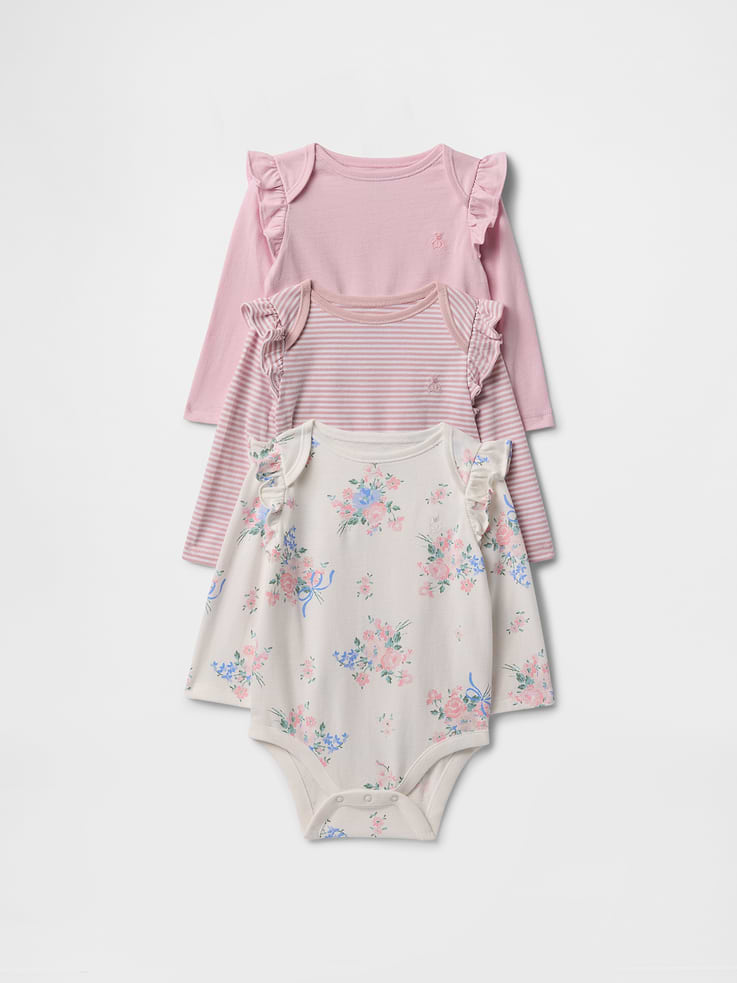 Image number 1 showing, Baby First Favorites Organic Cotton Bodysuit (3-Pack)