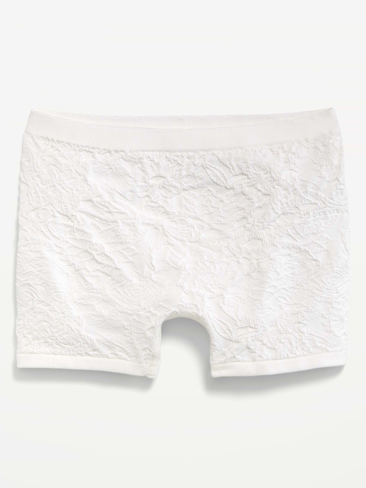 Image number 3 showing, Mid-Rise Seamless Lace Boyshort Underwear