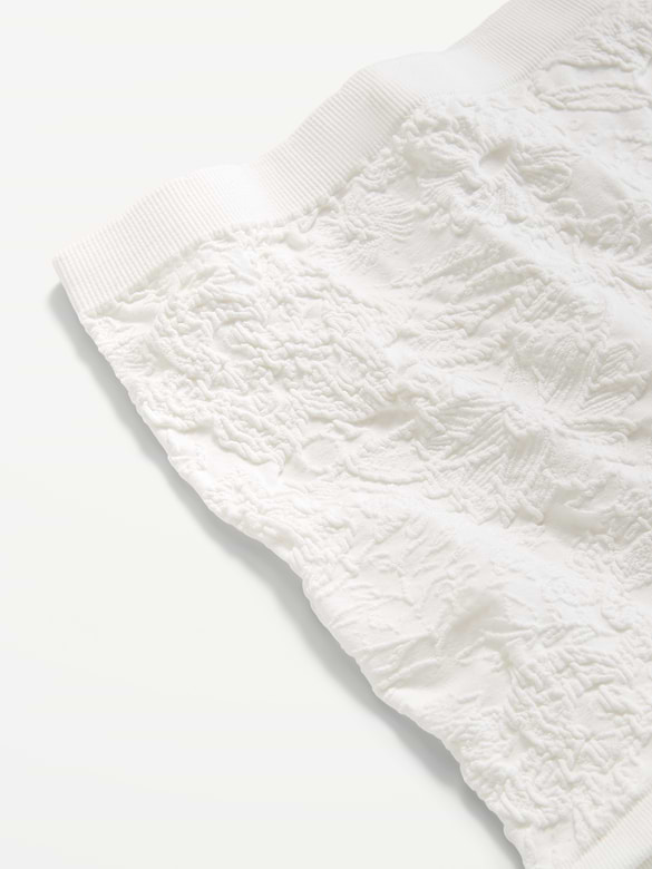 Mid-Rise Seamless Lace Boyshort Underwear