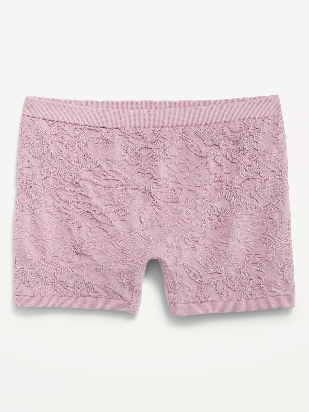 Image number 3 showing, Mid-Rise Seamless Lace Boyshort Underwear
