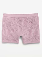 Image number 3 showing, Mid-Rise Seamless Lace Boyshort Underwear