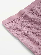 Image number 4 showing, Mid-Rise Seamless Lace Boyshort Underwear