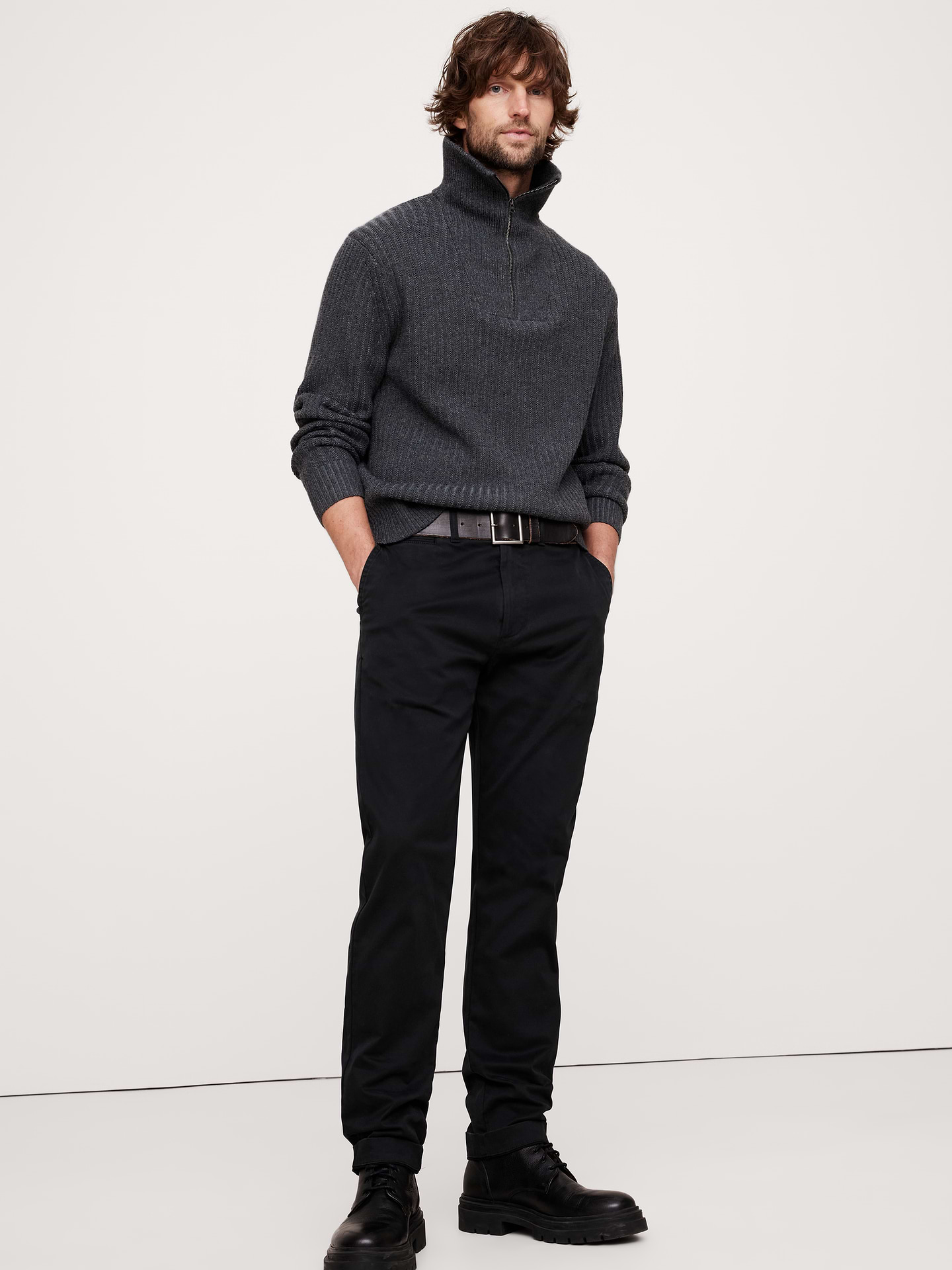Image number 1 showing, Athletic Slim Stretch Chino