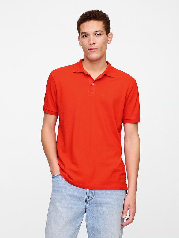 Stretch Pique Polo Shirt
