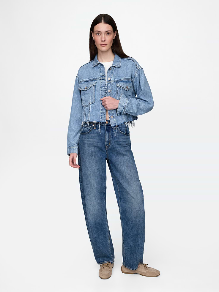 Image number 2 showing, UltraSoft Icon Denim Crop Jacket