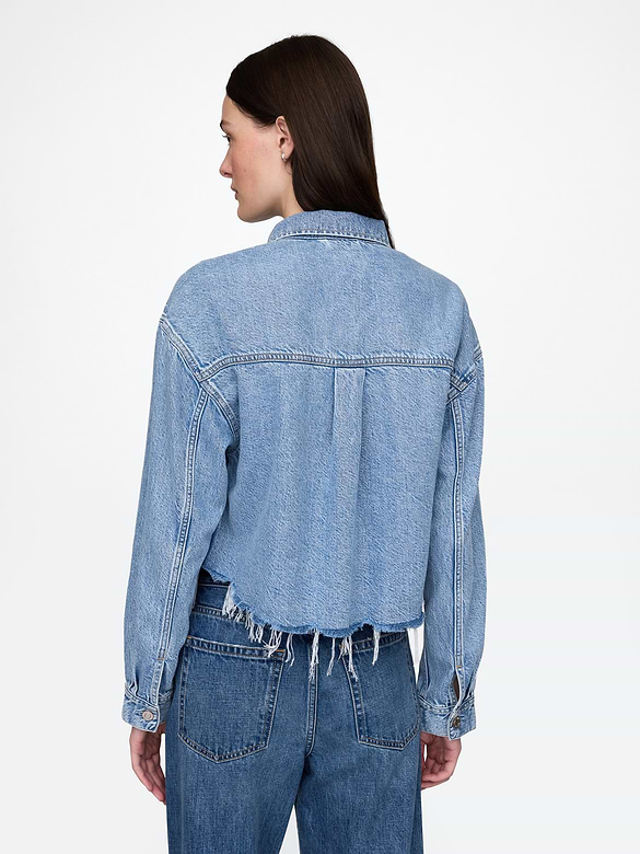 UltraSoft Icon Denim Crop Jacket