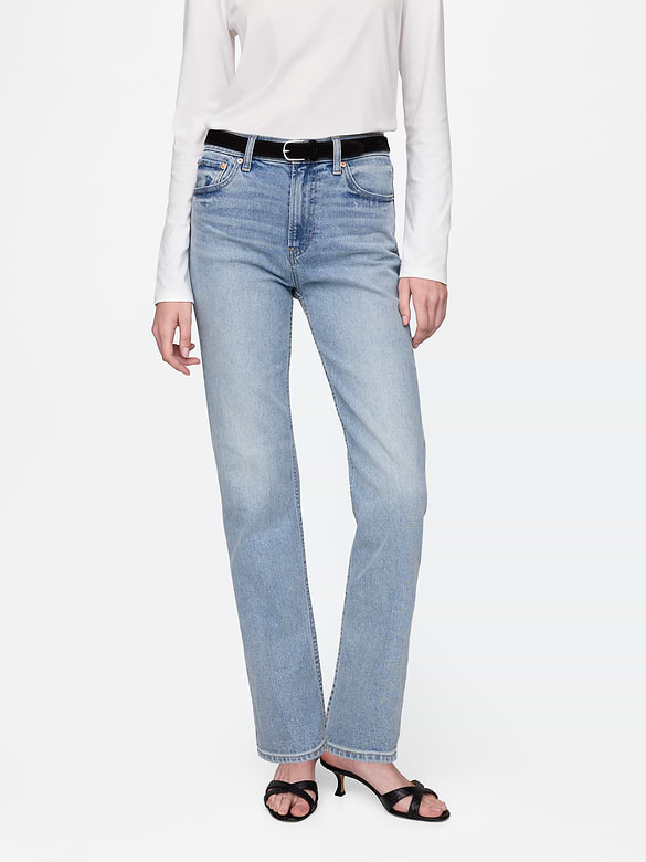 High Rise ’90s Slim Straight Jeans