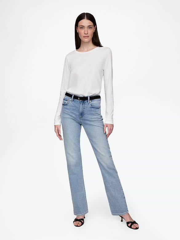 High Rise ’90s Slim Straight Jeans