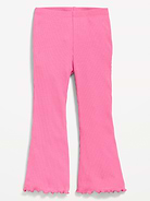 Image number 1 showing, Ribbed Flare-Leg Leggings for Toddler Girls