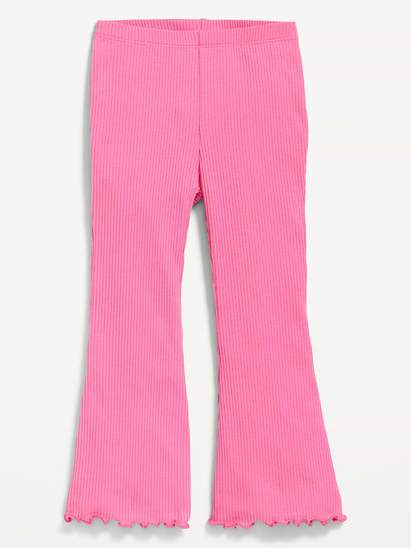 Ribbed Flare-Leg Leggings for Toddler Girls