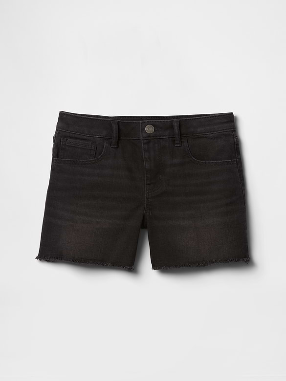 Kids Denim Midi Shorts