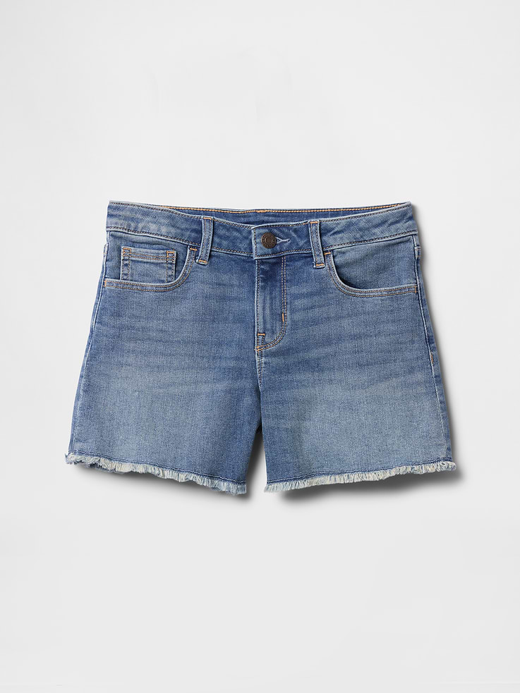 Image number 2 showing, Kids Denim Midi Shorts