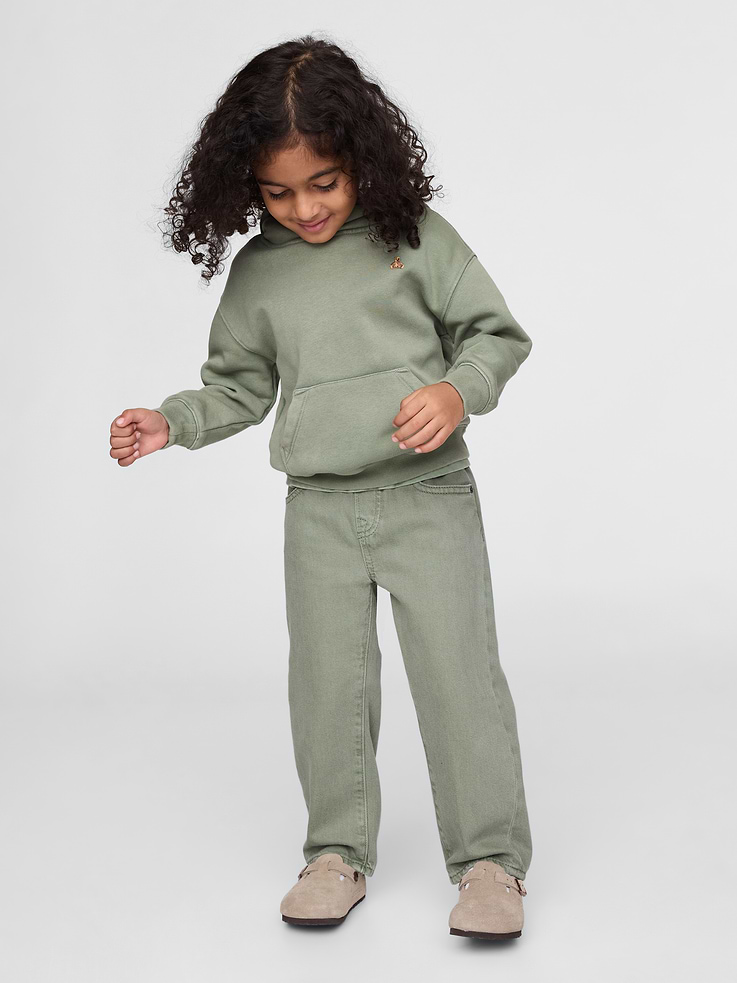 Image number 1 showing, Baby & Toddler UltraSoft Pull-On Baggy Jeans