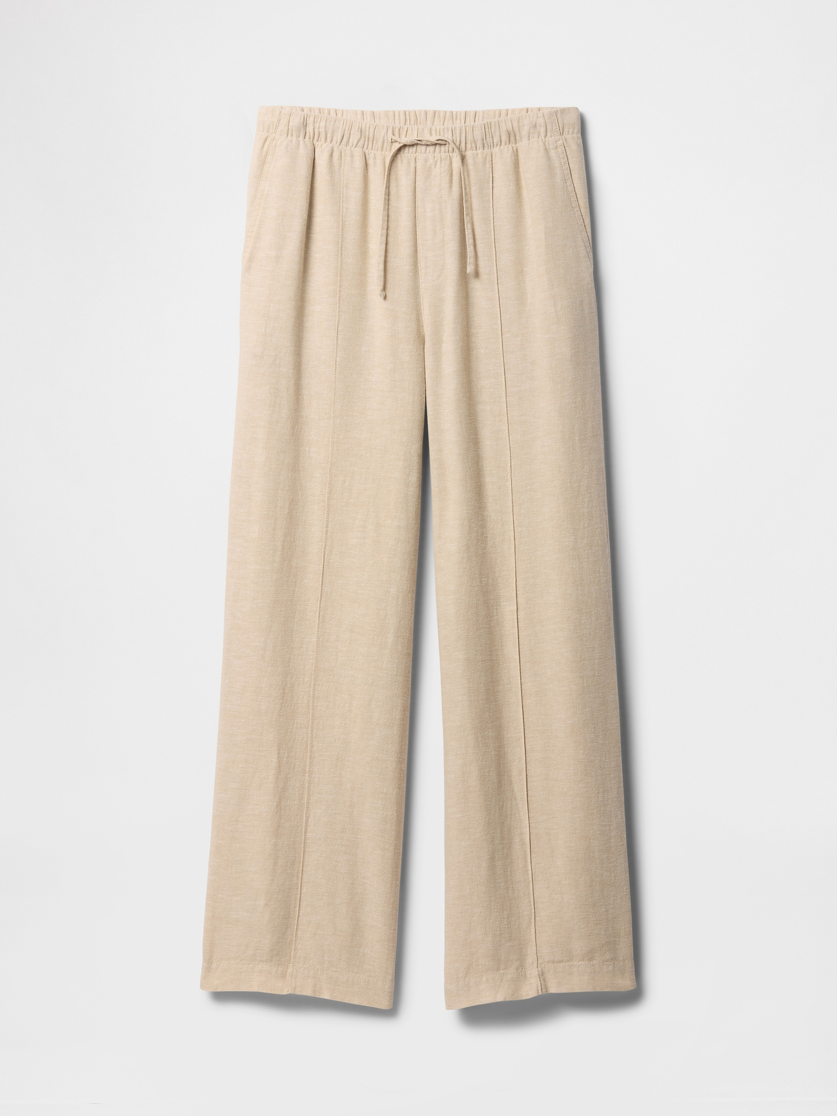 パンツ old gap pure linen wide pants Mid Rise Linen-Blend Pull-On Wide-Leg Pants | Gap Factory