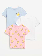 Image number 1 showing, Short-Sleeve T-Shirt Variety 3-Pack for Toddler Girls