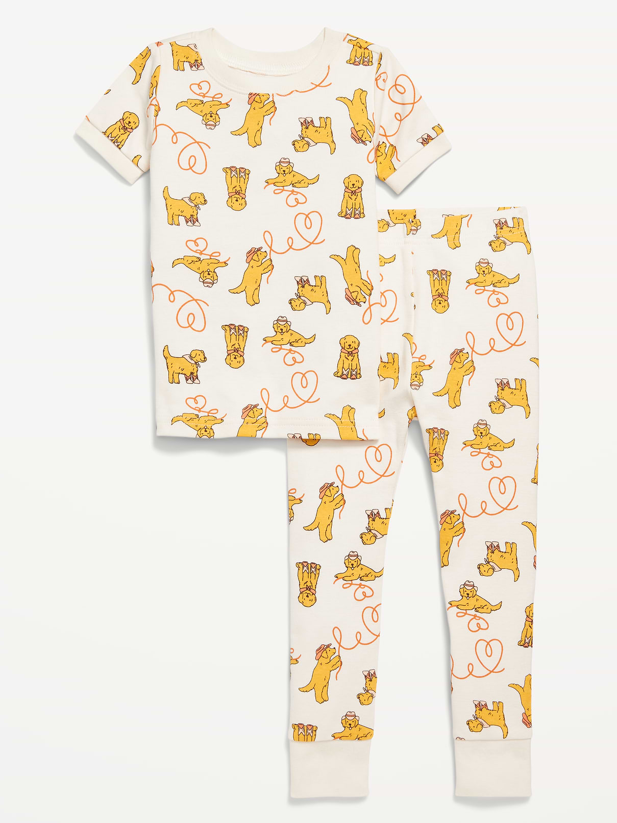 L'image numéro 1 présente Pyjama à motif à coupe moulante pour Tout-petit et Bébé