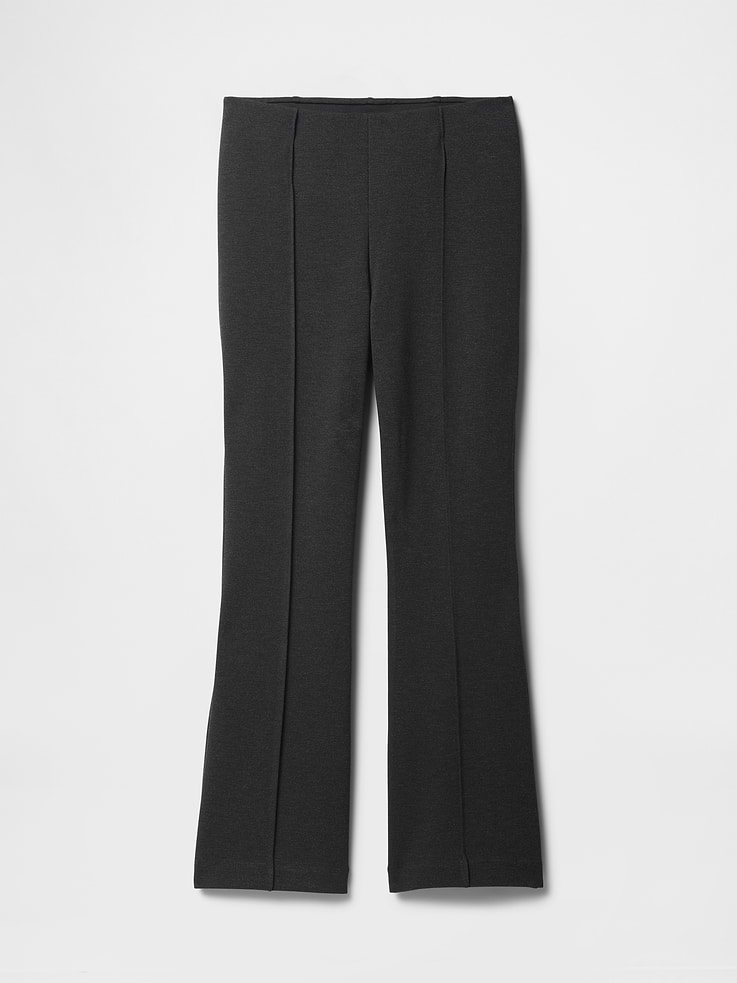 Image number 7 showing, High Rise Ponte Flare Crop Pants