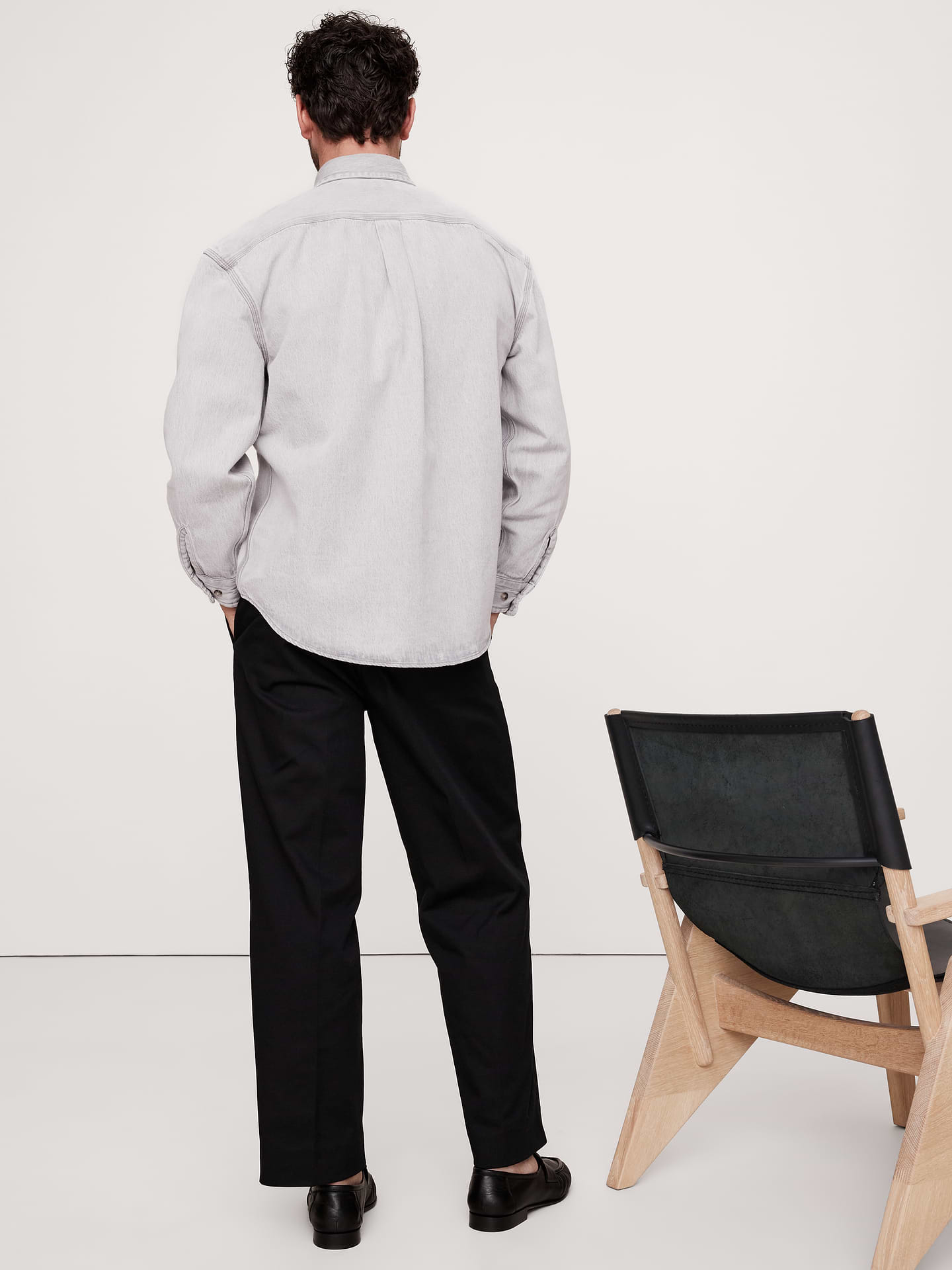 Image number 3 showing, Relaxed-Fit Denim Overshirt