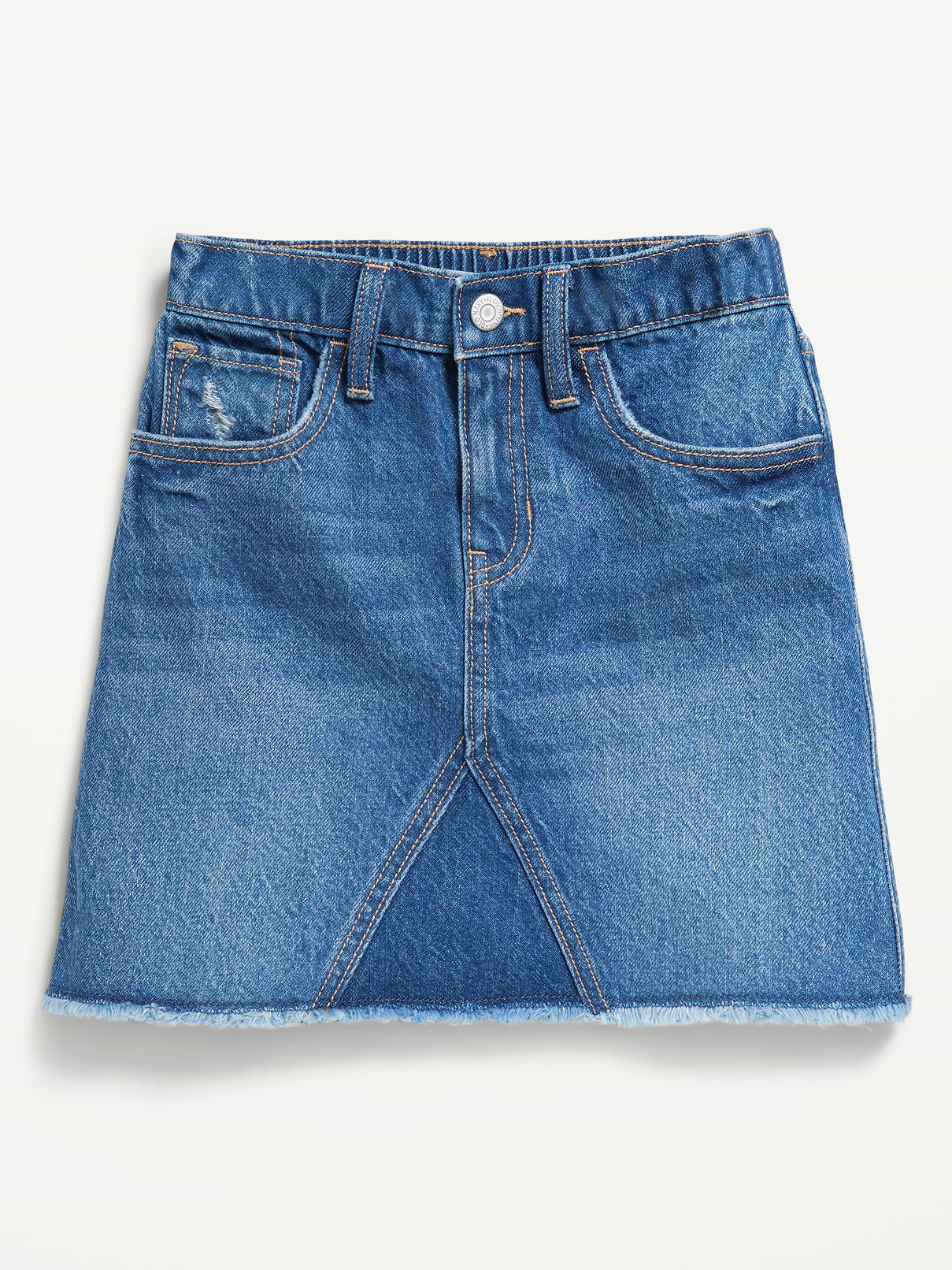 Image number 4 showing, High-Waisted Jean Skirt for Girls