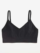 Image number 4 showing, Seamless Ribbed Longline Bra