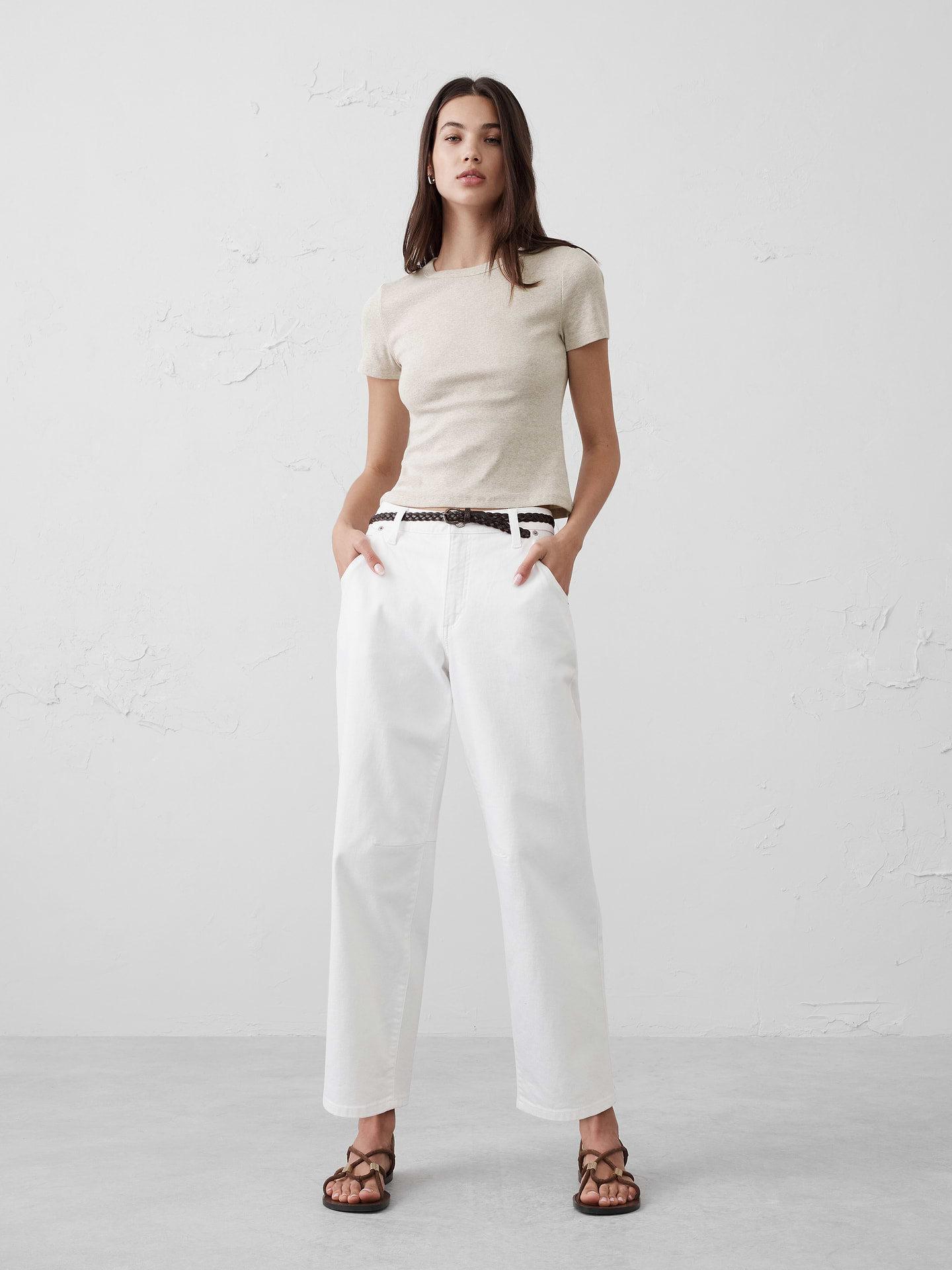 Image number 1 showing, Ribbed T-Shirt