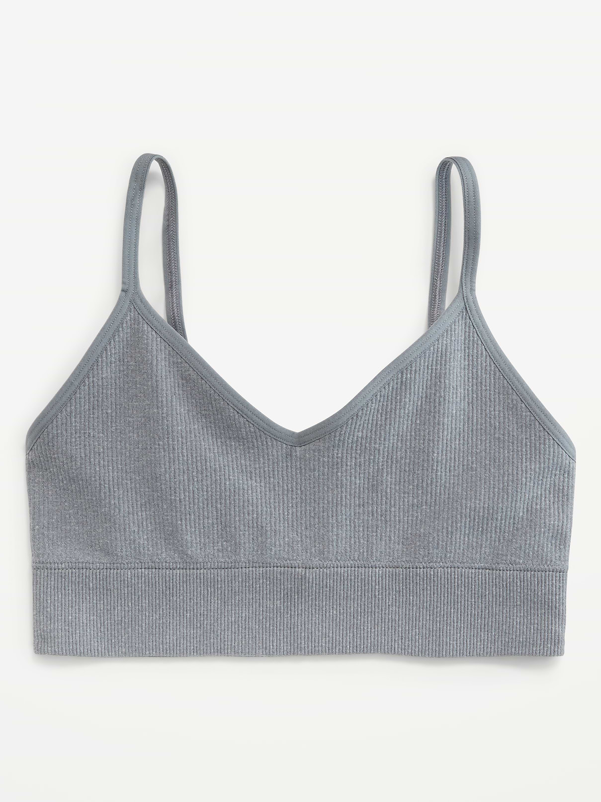 Image number 4 showing, Seamless Ribbed Longline Bra